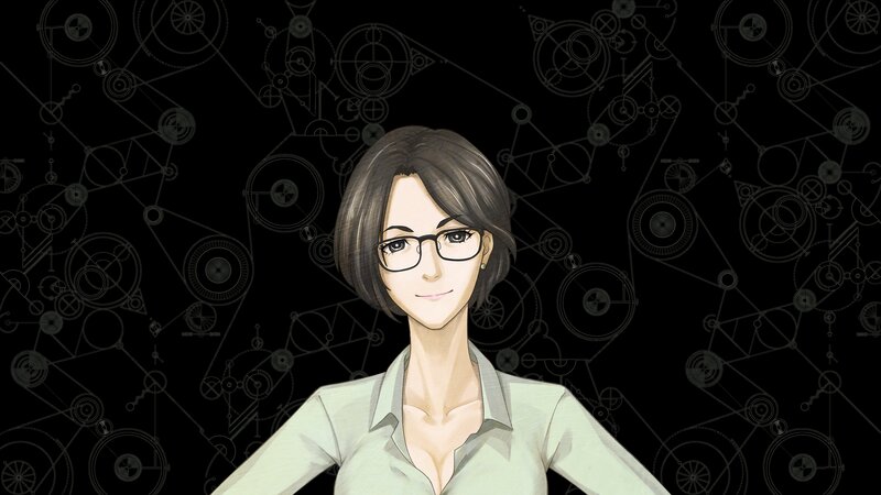 Woman with Glasses — Black, Calm