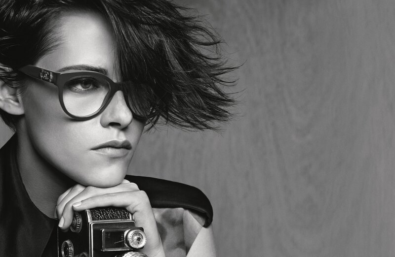 Woman with Glasses — Black, Dramatic, Photograph, Camera