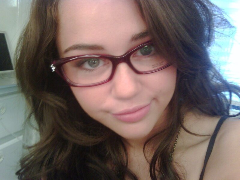 Woman with Glasses — Brown, Neutral, Photograph, Necklace