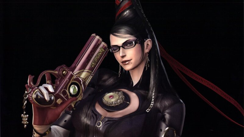 Woman with Glasses Holding Gun