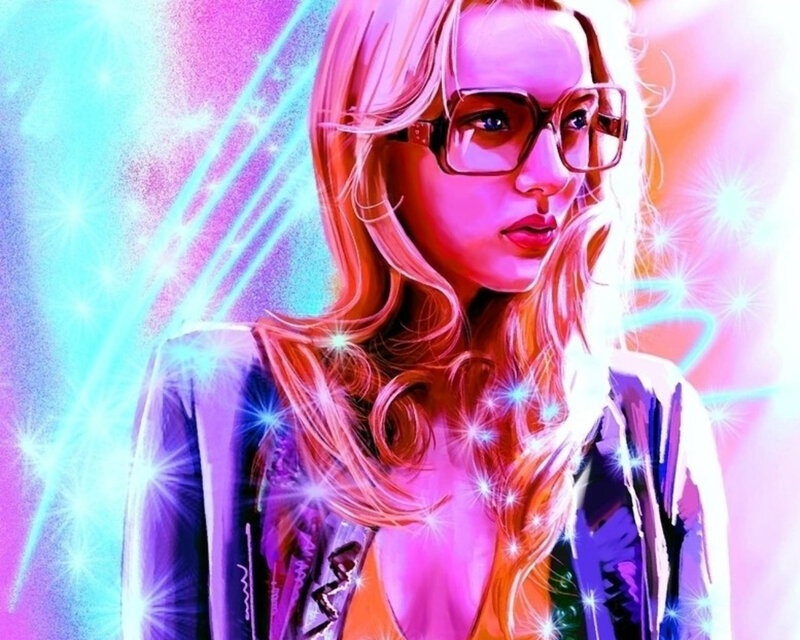 Woman with Glasses — Pink