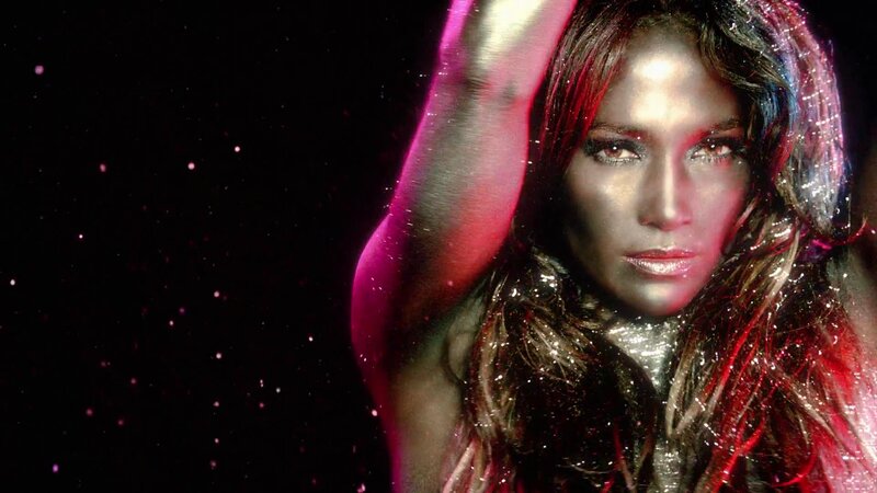 Woman with Glittery Skin — Black