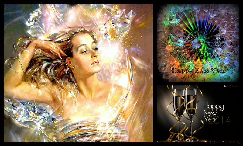 Woman with Glowing Aura — Gold