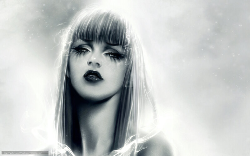 woman with glowing aura