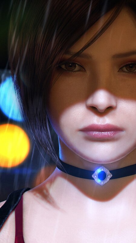 Woman with Glowing Choker