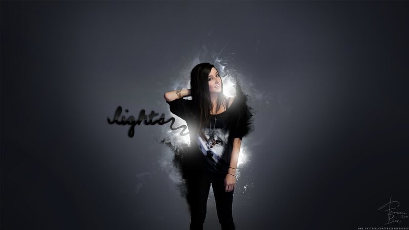 woman with glowing effect