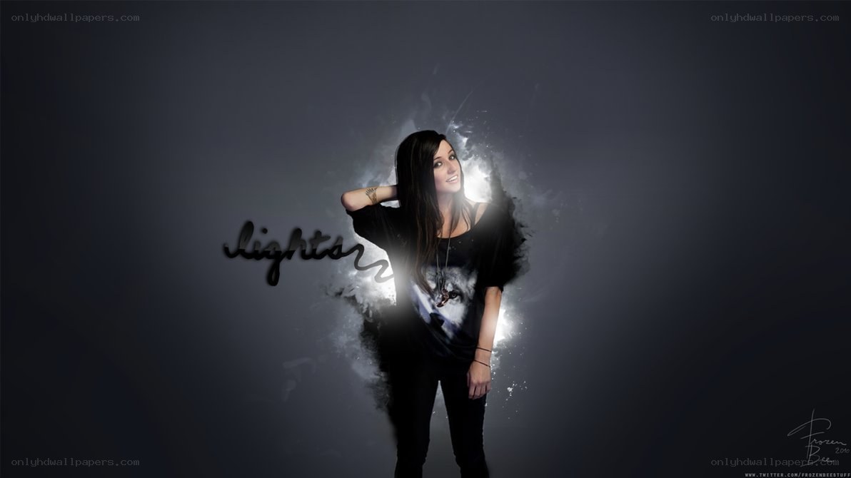 woman with glowing effect