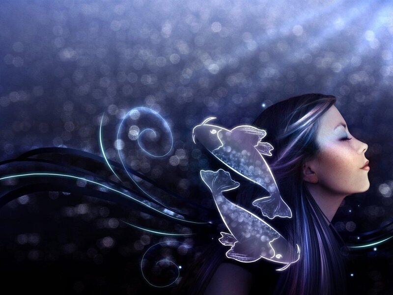 Woman with Glowing Fish