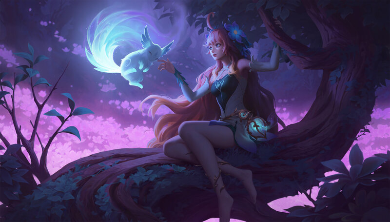 Woman with Glowing Fox