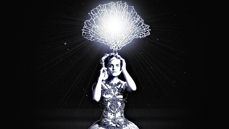 Woman with Glowing Headpiece