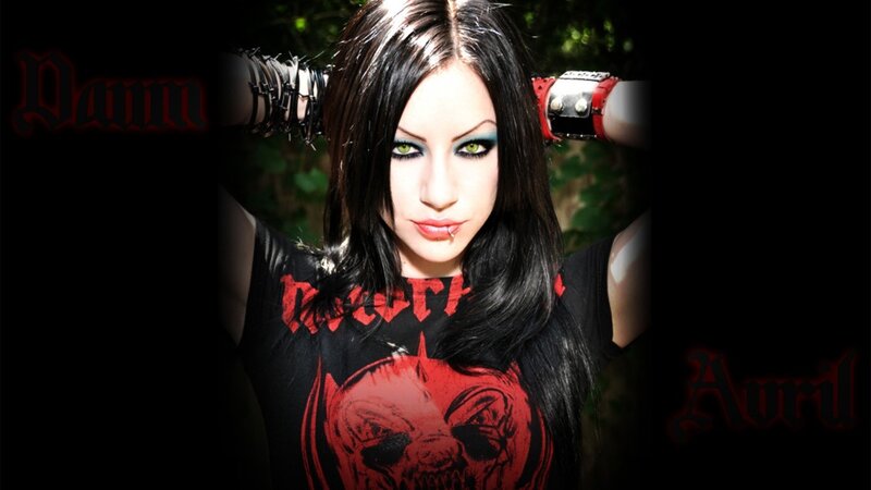 woman with goth makeup
