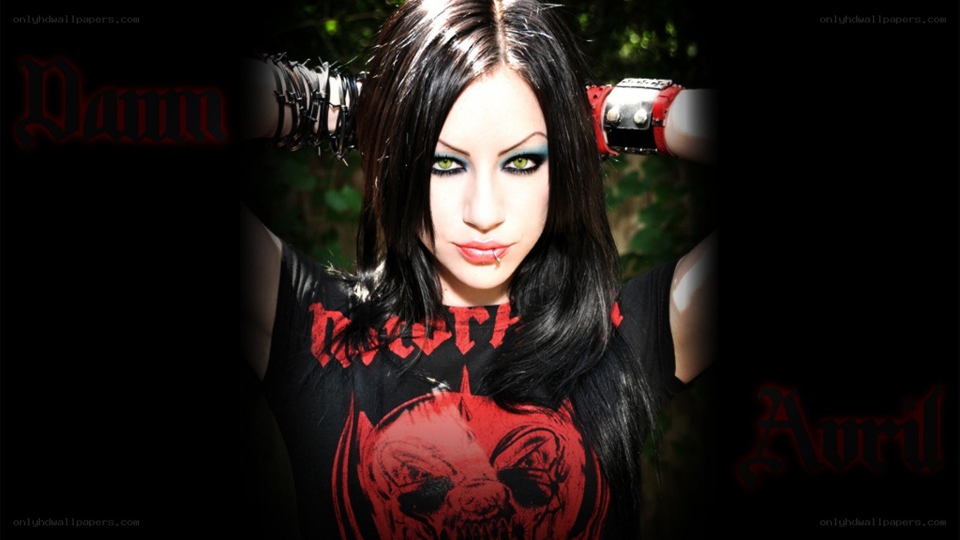 woman with goth makeup
