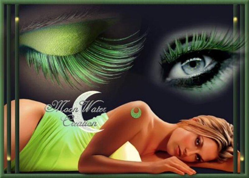 woman with green eyes