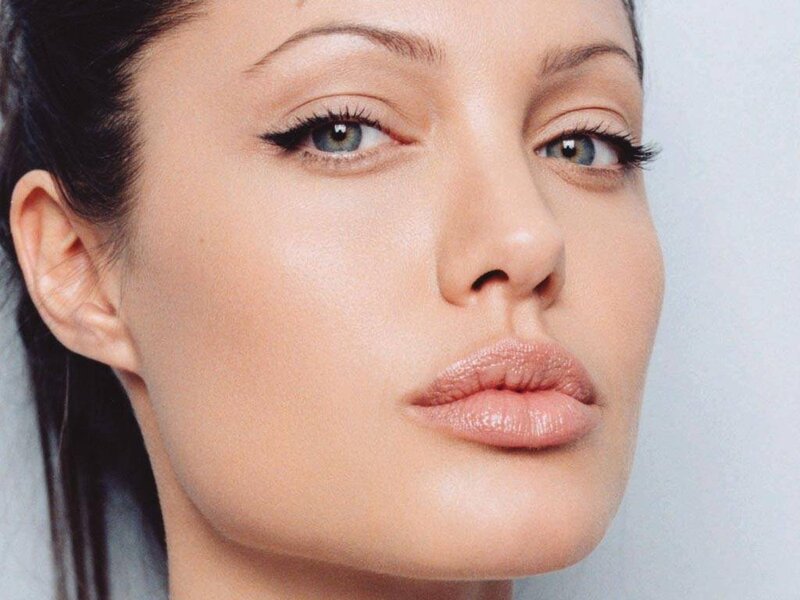 Woman with Green Eyes — Beige, Neutral, Photograph