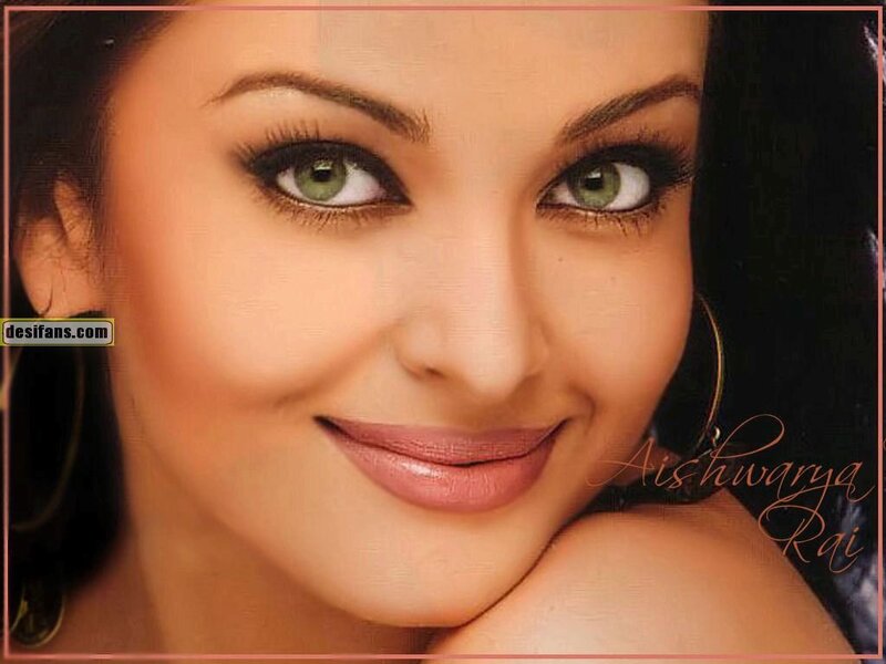Woman with Green Eyes — Brown, Calm, Photograph, Earring, Makeup, Smile