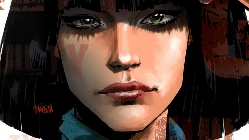 Woman with Green Eyes — Brown, Dramatic, Comic