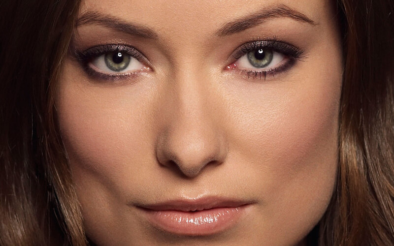 Woman with Green Eyes — Brown, Neutral, Photograph, Eyelashes