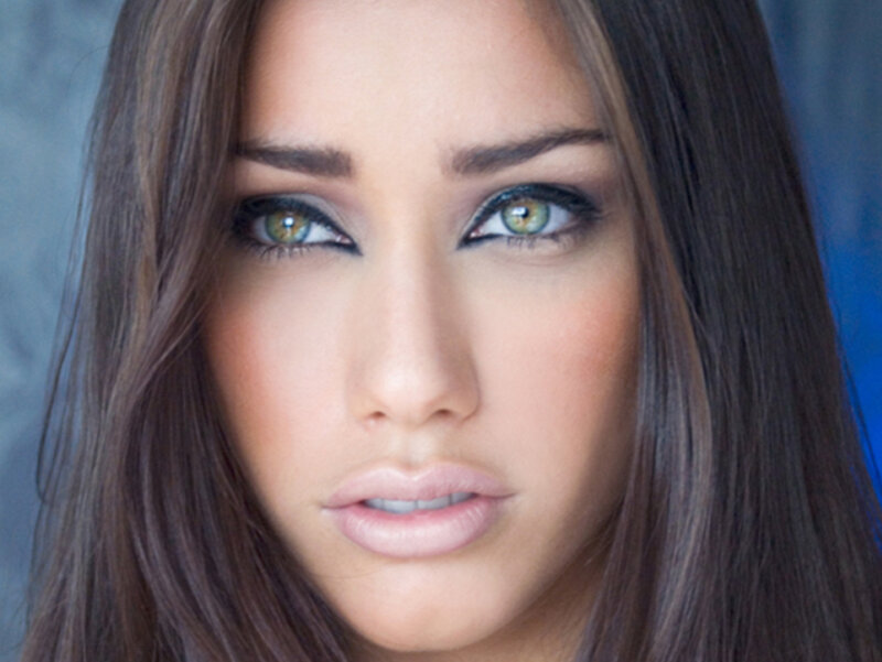 Woman with Green Eyes — Brown, Neutral