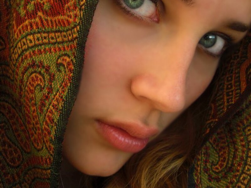 Woman with Green Eyes — Intense