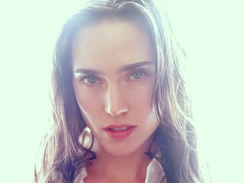 woman with green eyes looking at camera
