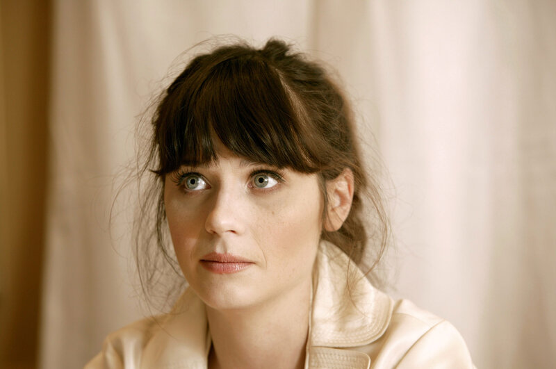 woman with green eyes looking up