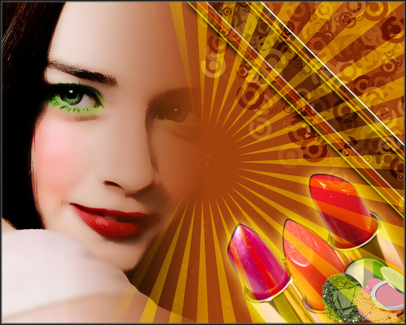 Woman with Green Eyes — Orange