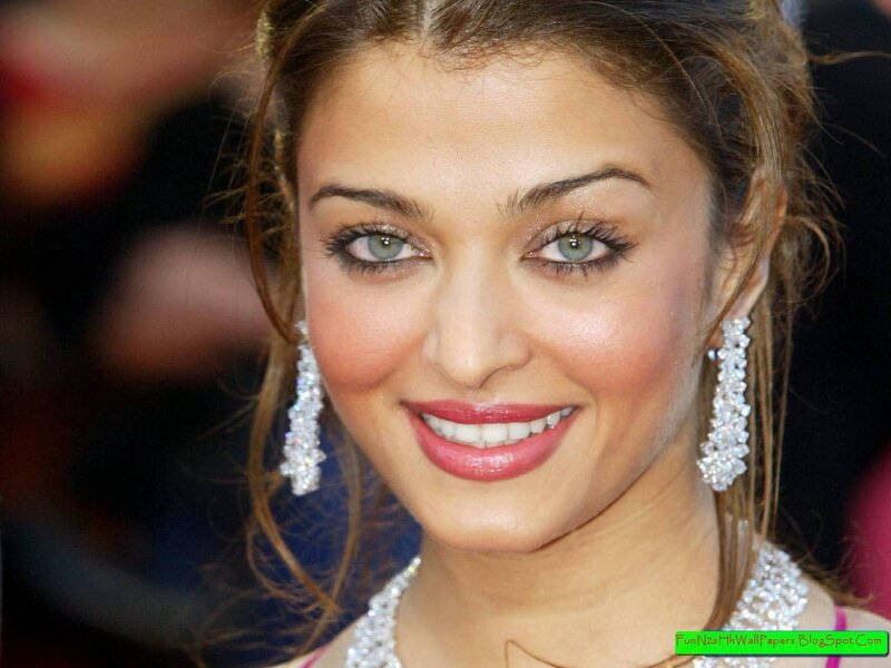 Woman with Green Eyes — White, Smiling