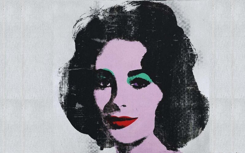 Woman with Green Eyeshadow — Black