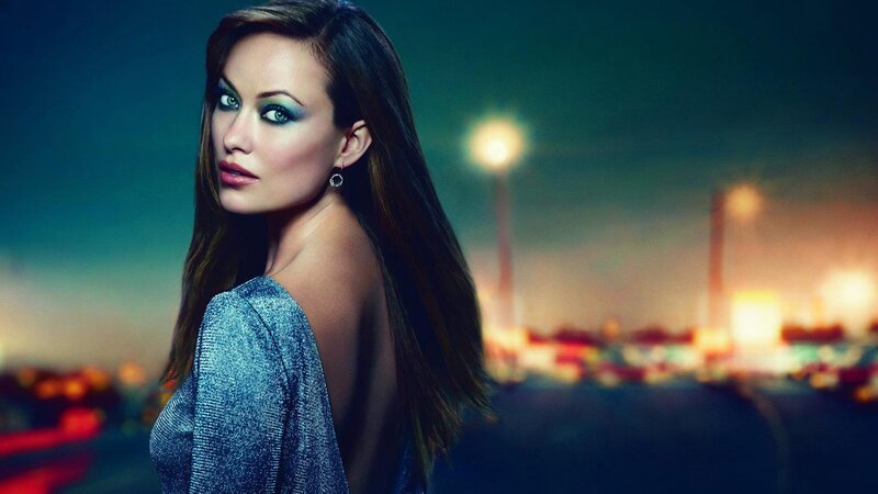 Woman with Green Eyeshadow — Blue, Dramatic