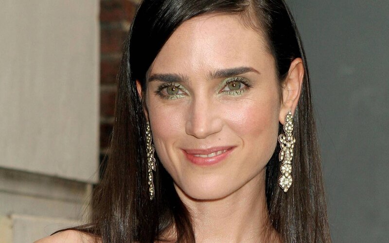 Woman with Green Eyeshadow — Brown, Neutral