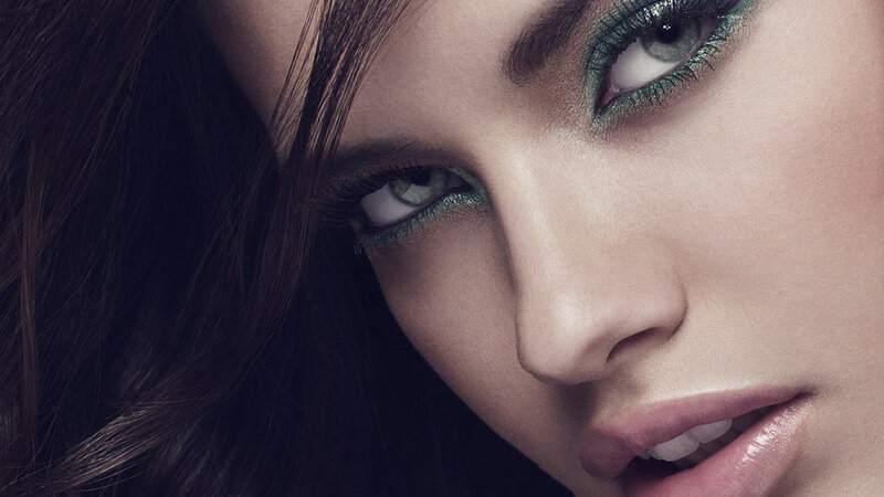 Woman with Green Eyeshadow — Dramatic, Photograph, Eyes