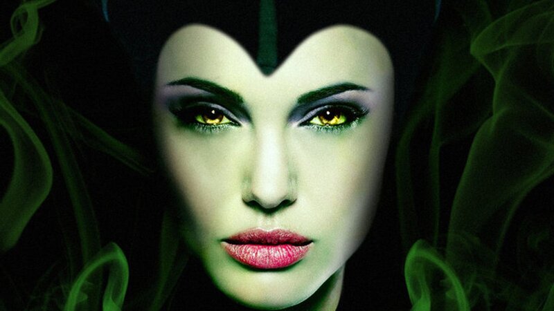 Woman with Green Skin — Black, Dramatic