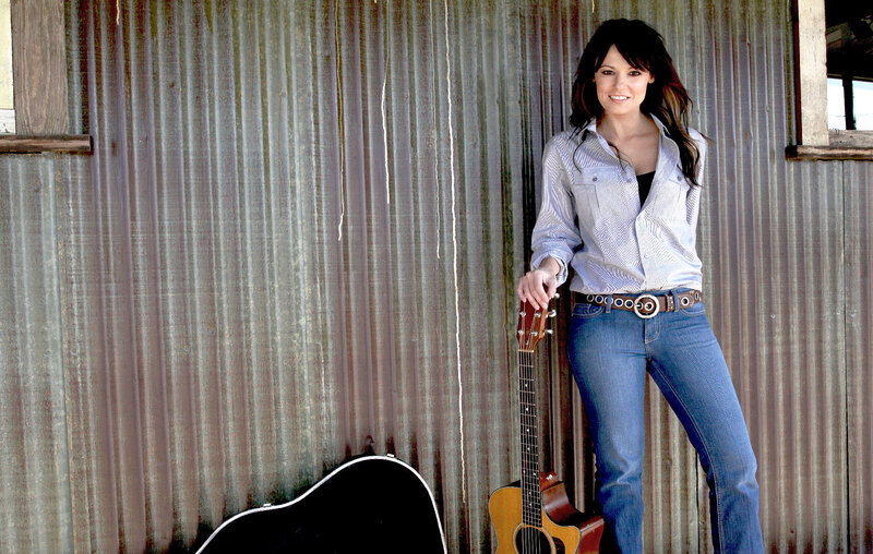 Woman with Guitar — Blue, Casual