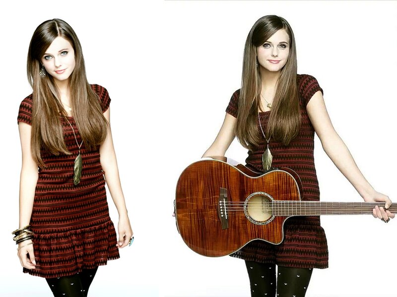 Woman with Guitar — Brown, Neutral