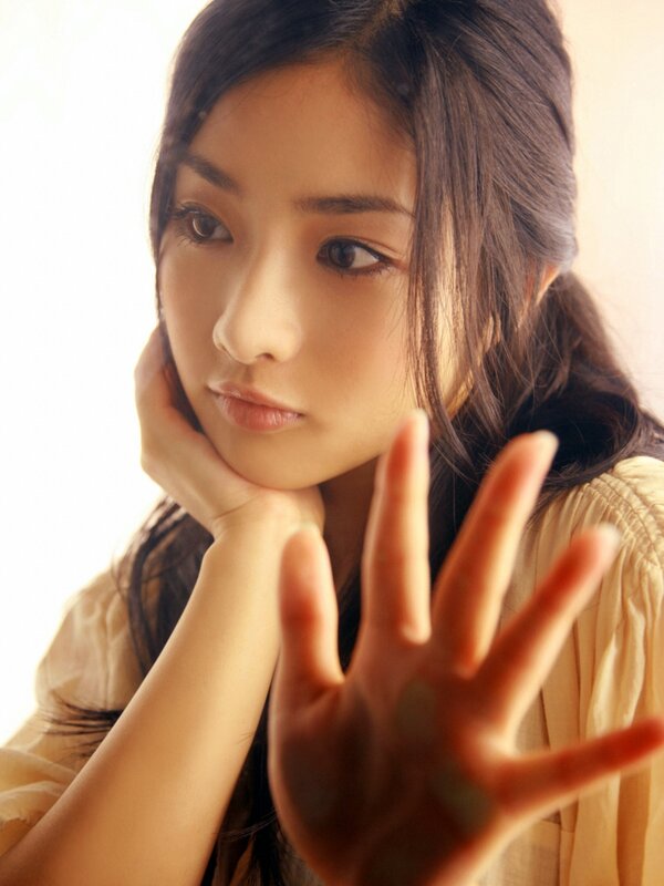 woman with hand extended