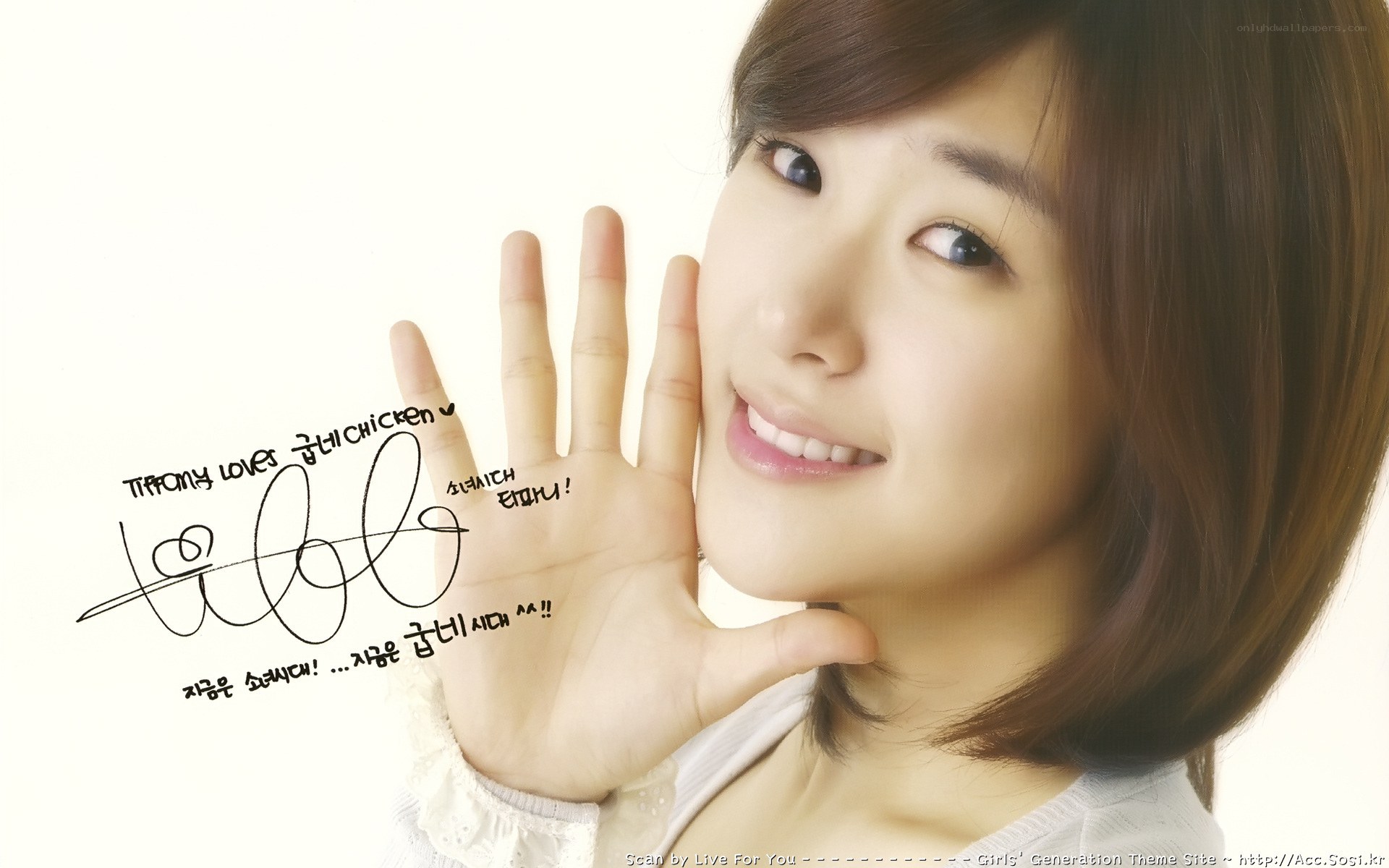 woman with hand gesture