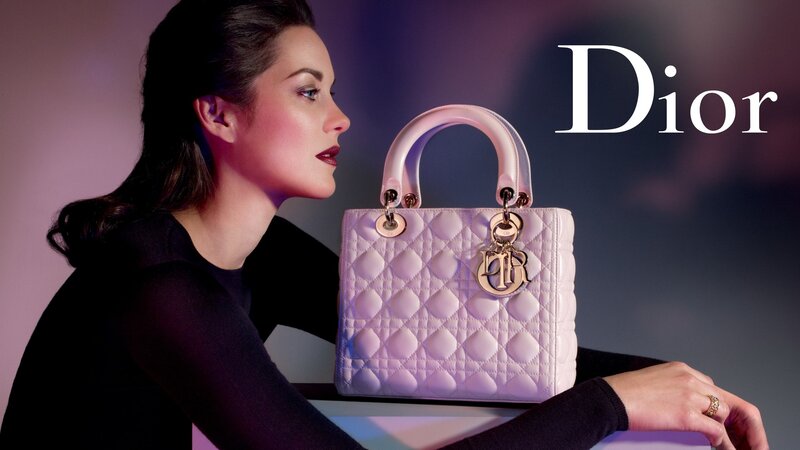 Woman with Handbag — Purple