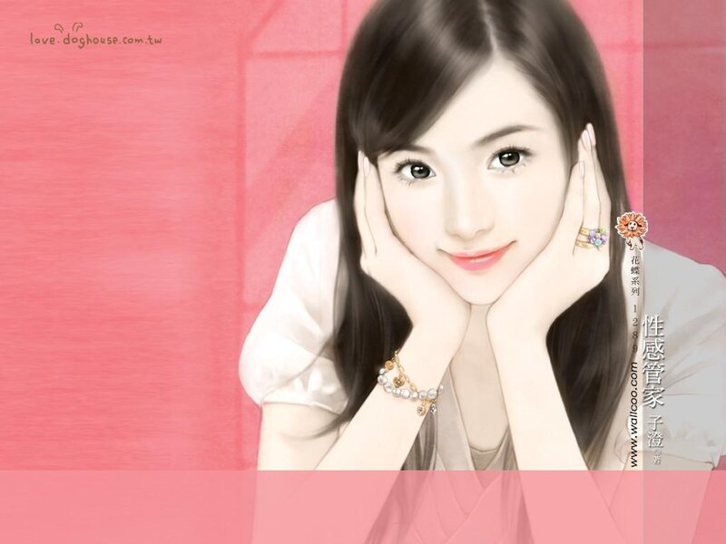 Woman with Hands on Cheeks — Pink