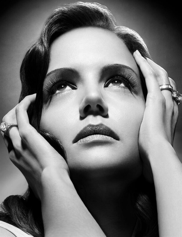 woman with hands on face