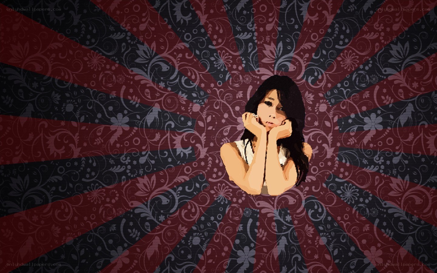 woman with hands on face