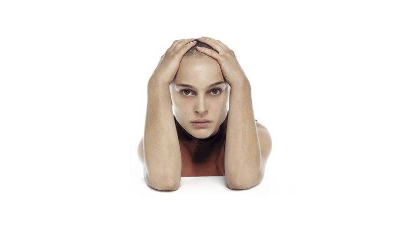 woman with hands on head