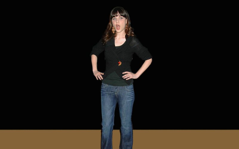 Woman with Hands on Hips — Black