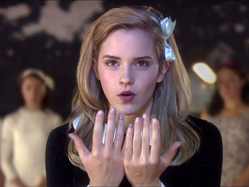 Woman with Hands Up — Brown