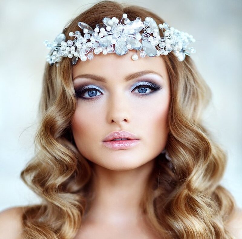 Woman with Headband — Blonde, Elegant