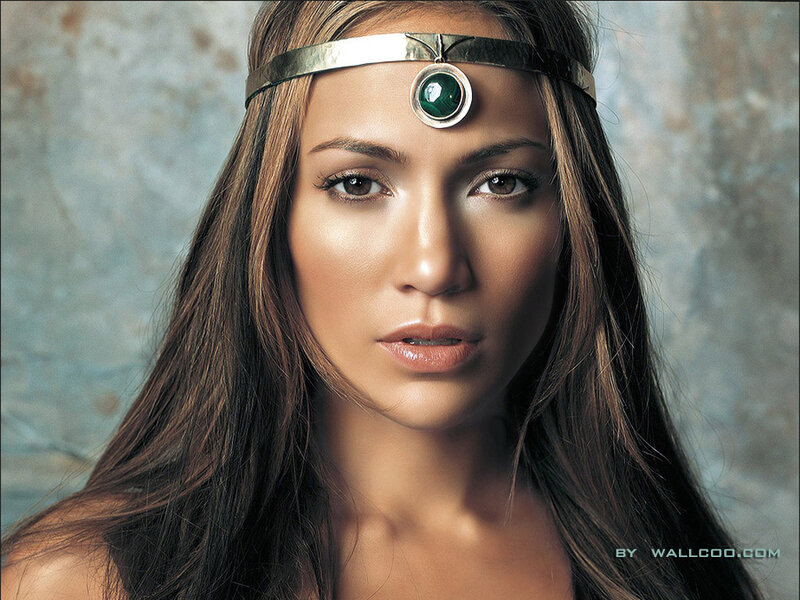 Woman with Headband — Brown, Serious
