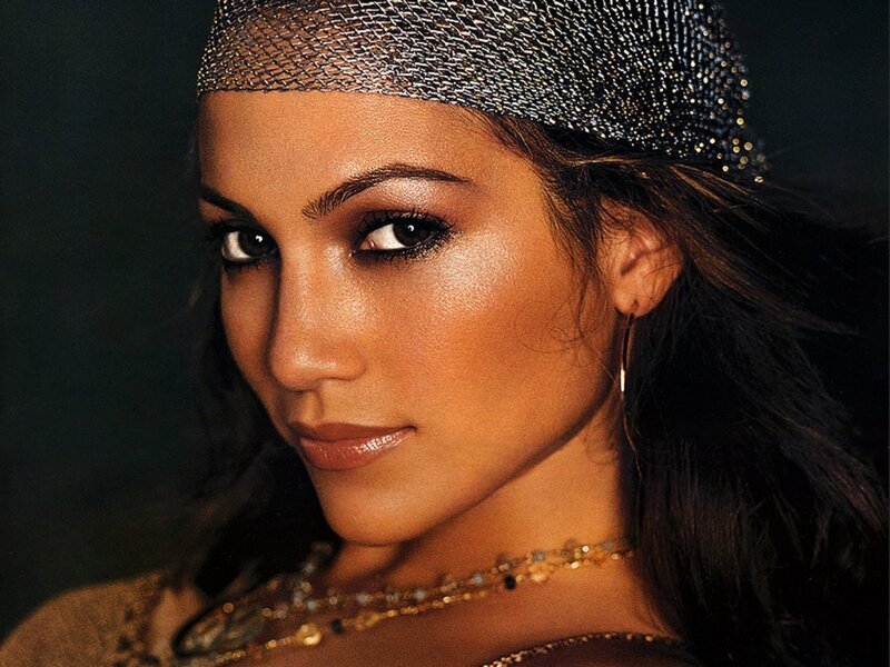 Woman with Headband — Brown