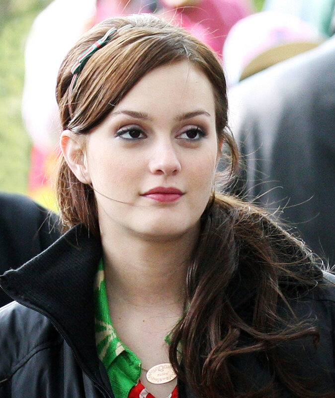 woman with headband outdoors