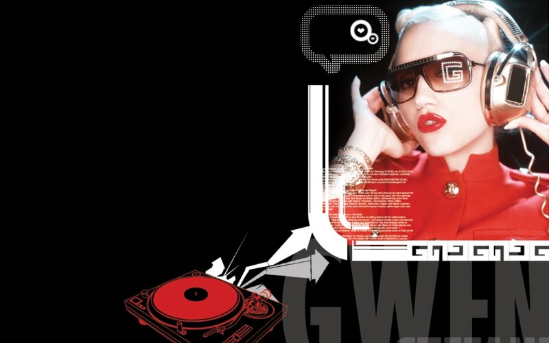 Woman with Headphones — Black, Confident
