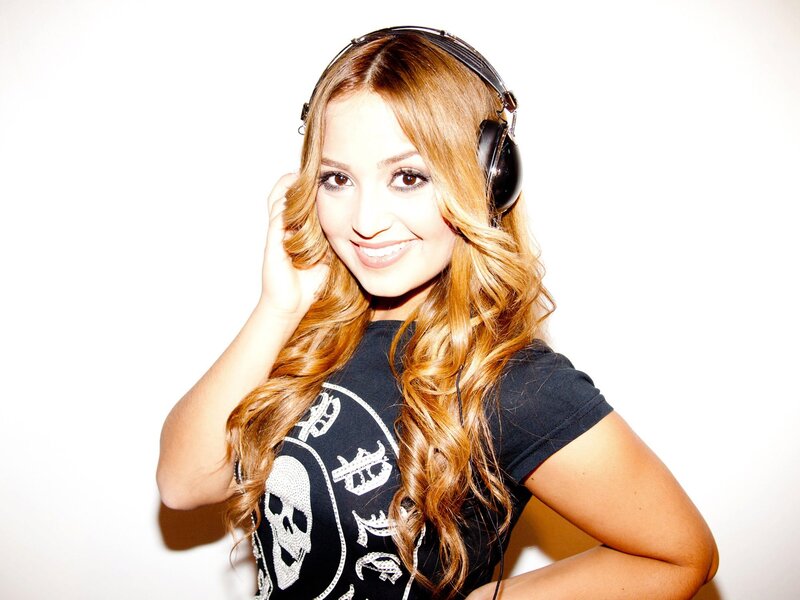 Woman with Headphones — Black, Friendly