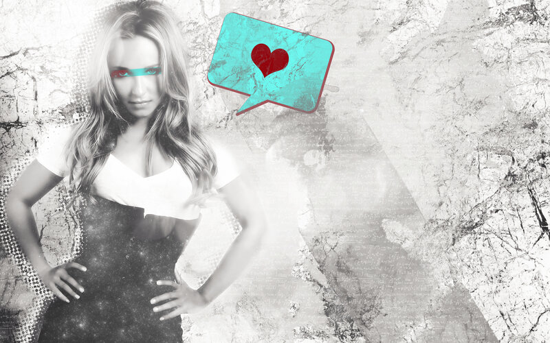woman with heart speech bubble